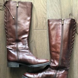 Italian leather boots